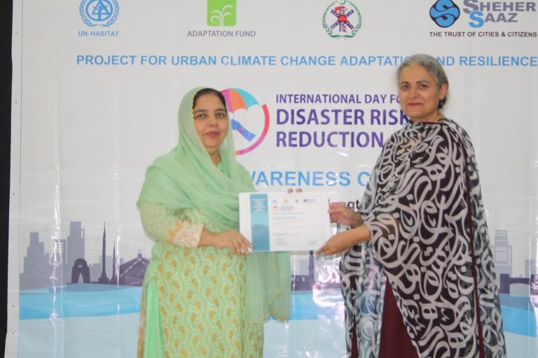 International Disaster Risk Reduction Day 2023 - Event by Shehersaaz at Government Associate College for Women, Dhok Mangtal Rawalpindi ( (27)