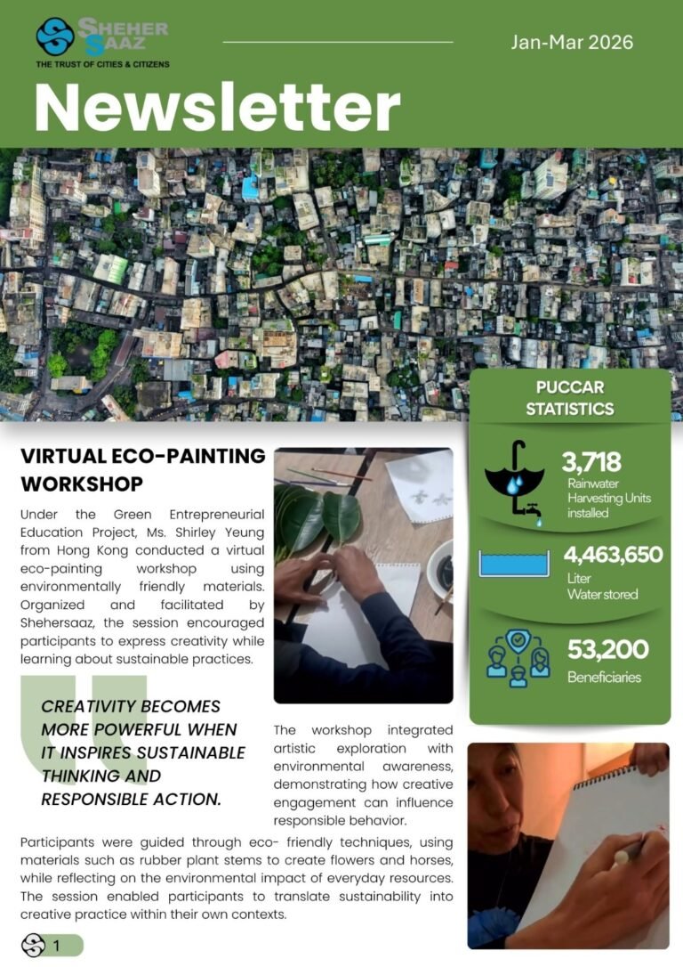 Shehersaaz Newsletter Jan – Mar 2026